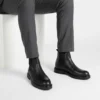 Chelsea boots élastiques cuir noir