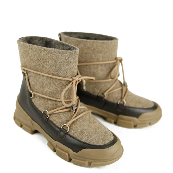 Bottes de Neige Beige