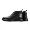 Chukka Lacet Cuir Noir