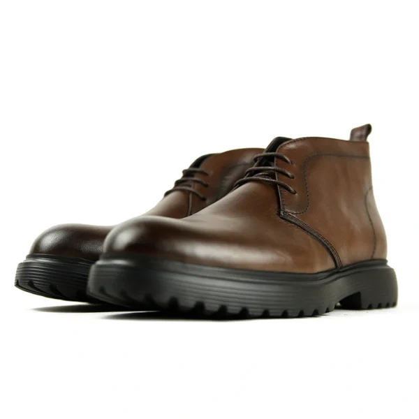 Chukka Lacet Cuir Marron