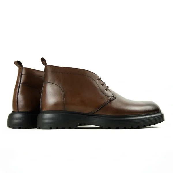 Chukka Lacet Cuir Marron
