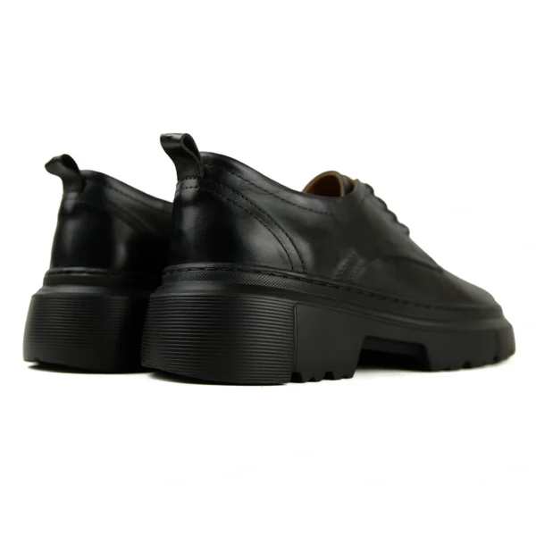 Chunky oxford Cuir Noir