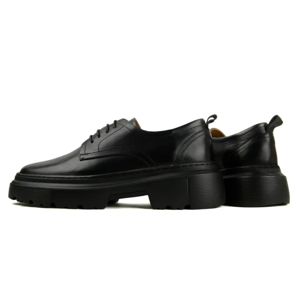 Chunky oxford Cuir Noir
