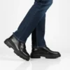 Chunky oxford Cuir Noir
