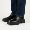 Chunky oxford Cuir Noir