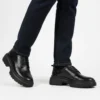 Chunky oxford Cuir Noir