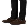 Loafer Boucle Daim Marron