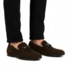 Loafer Boucle Daim Marron