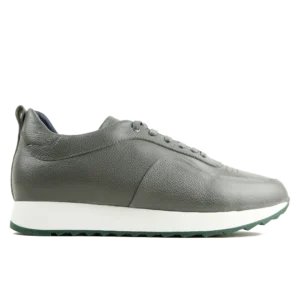 Espadrille Sneakers Cuir Gris