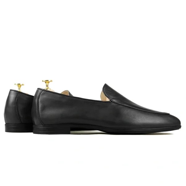 Loafer Souple Cuir Noir