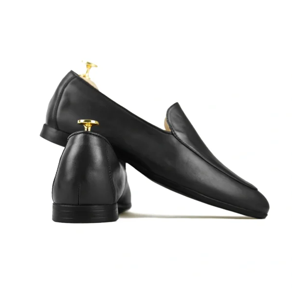 Loafer Souple Cuir Noir