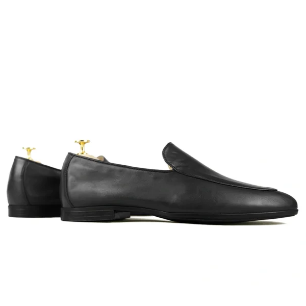 Loafer Souple Cuir Noir
