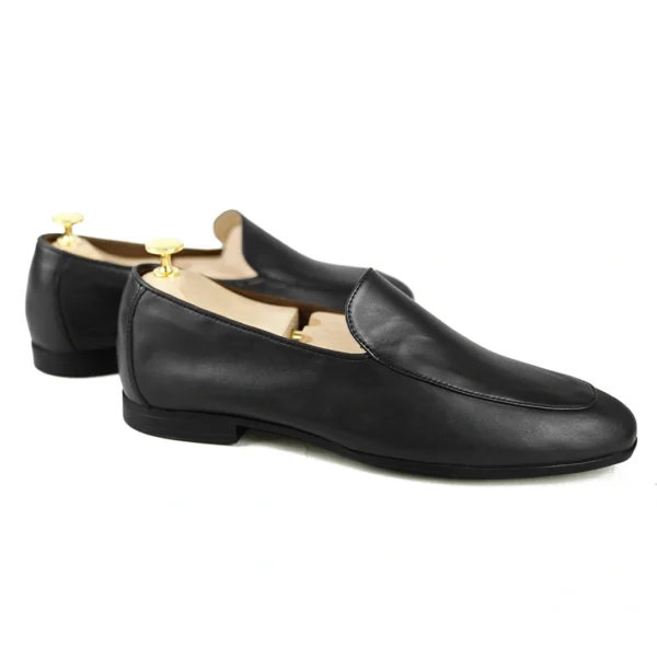 Loafer Souple Cuir Noir