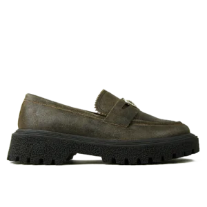 Chaussure Femme en Nubuck Marron