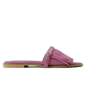 Sandale Femme en Daim Pink
