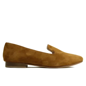 Ballerine Femme en Daim Tabac