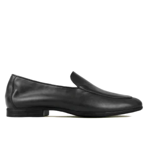 noir Loafer Souple Cuir Noir