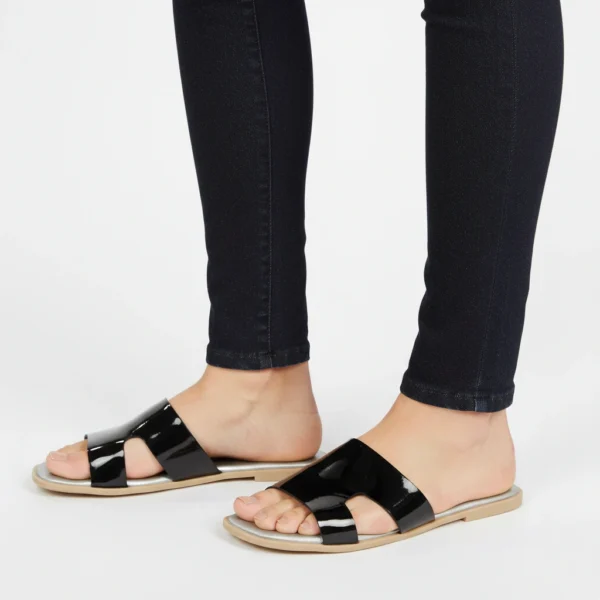 Sandale Démasquable Femme Noir